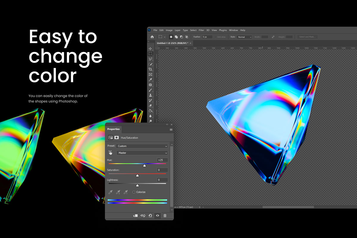 DOWNLOAD - Prism 3D Shapes by Designessense rendition image