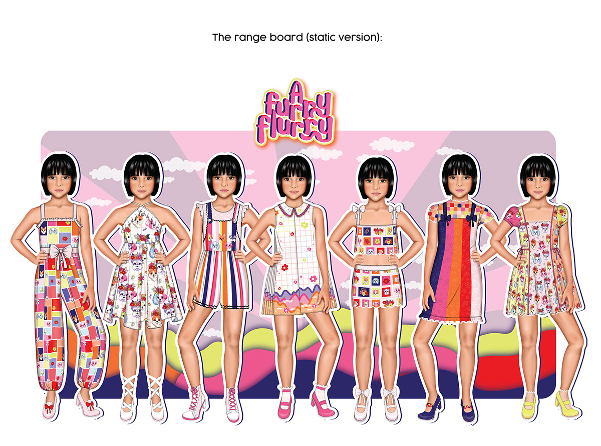 6 Girls Croquis - Jpeg and Png files rendition image