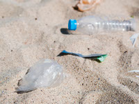 El plastico en nuestras playas