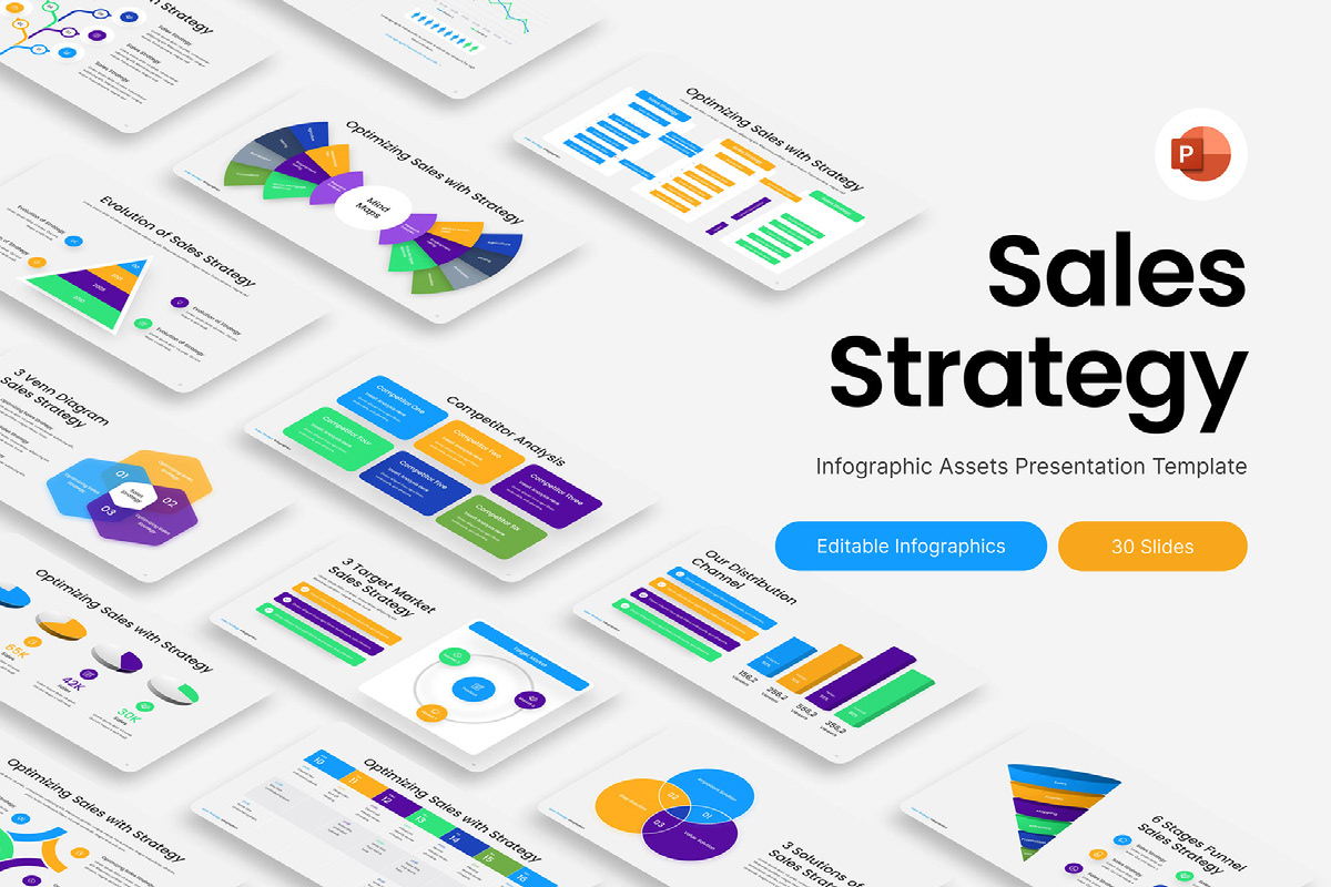 Sales Strategy PowerPoint Template on Behance :: Behance