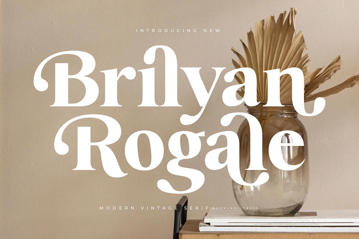Brilyan Rogale - Modern Vintage Serif rendition image