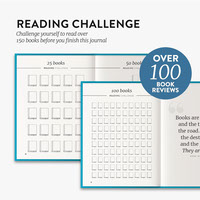 Reading challenge journal