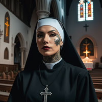 Tattooed Nun