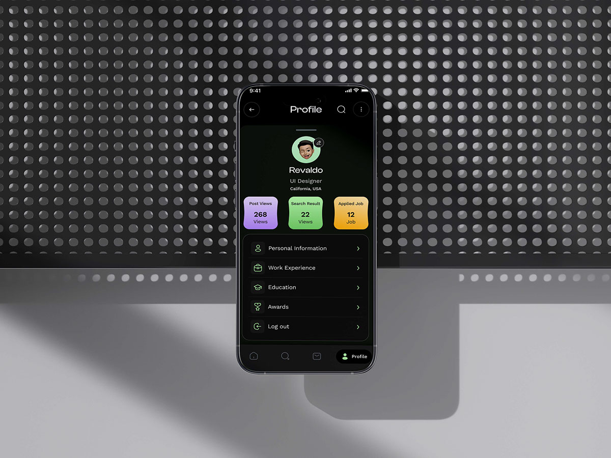 Job Finding Mobile App UI Design on Behance :: Behance