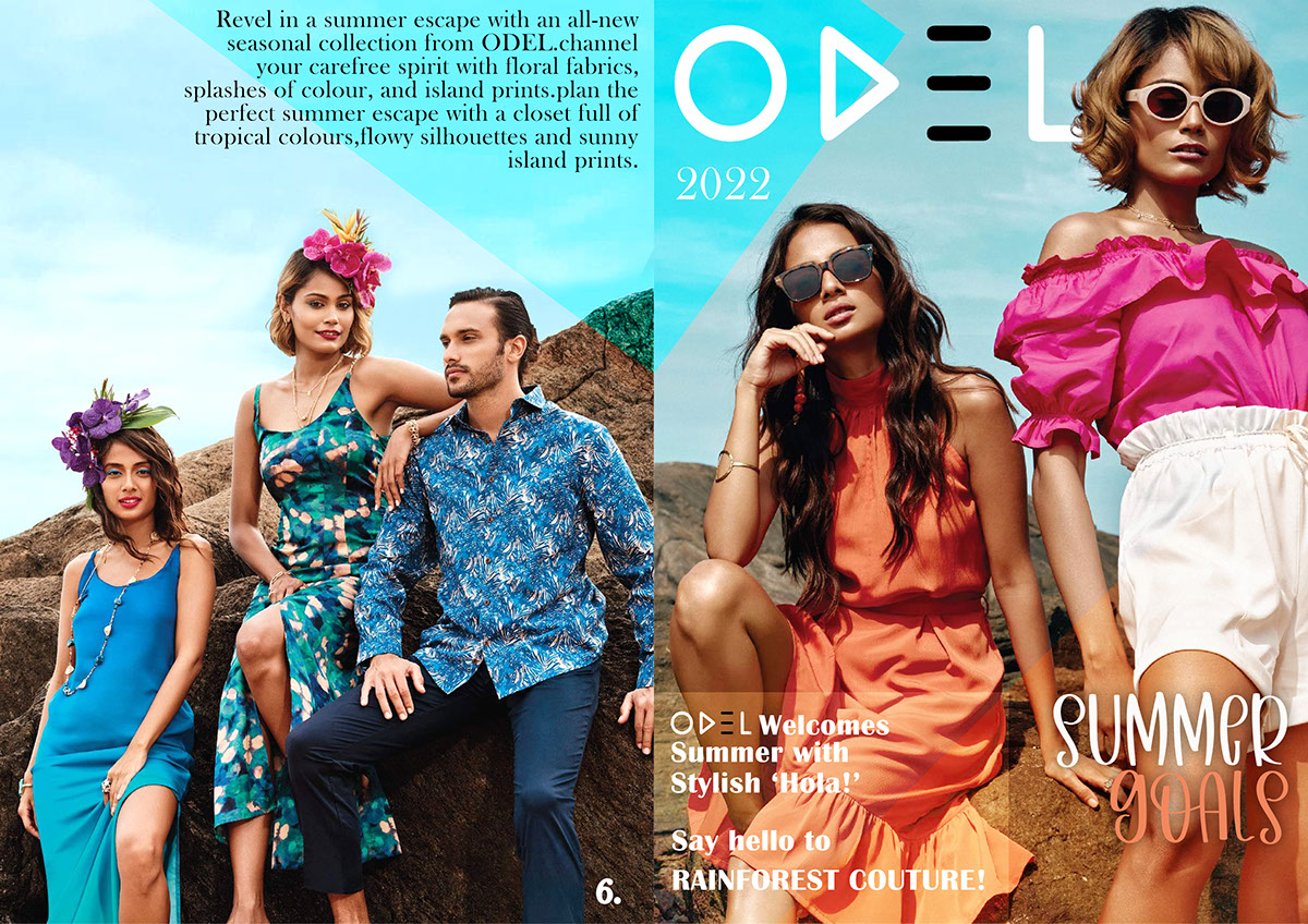 ODEL Fashion Magazine rendition image