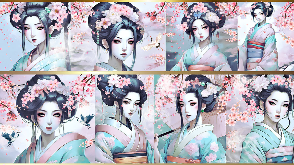 Golden Geisha rendition image
