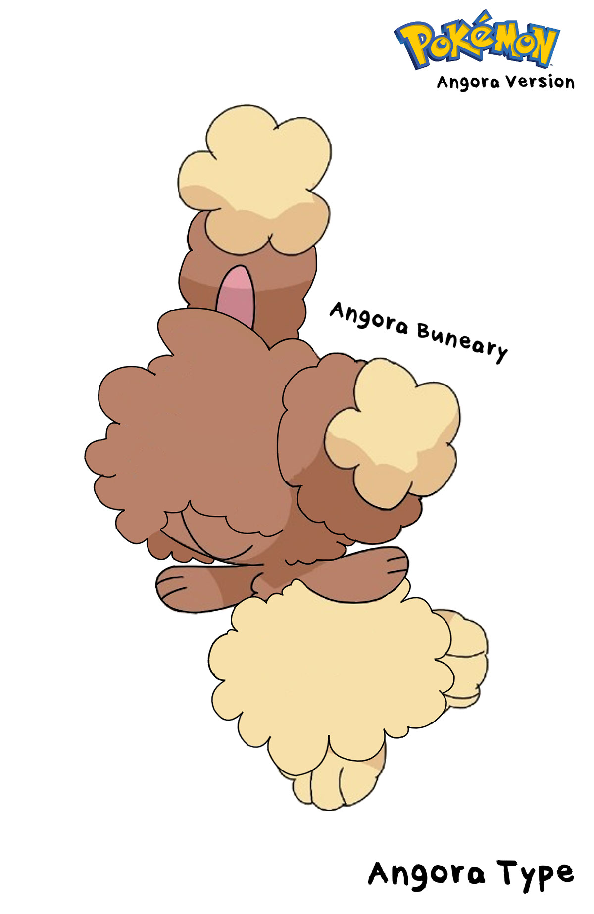 Pokemon Angora Version Angora Buneary rendition image