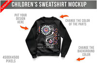 Childrens Sweatshirt Mockup