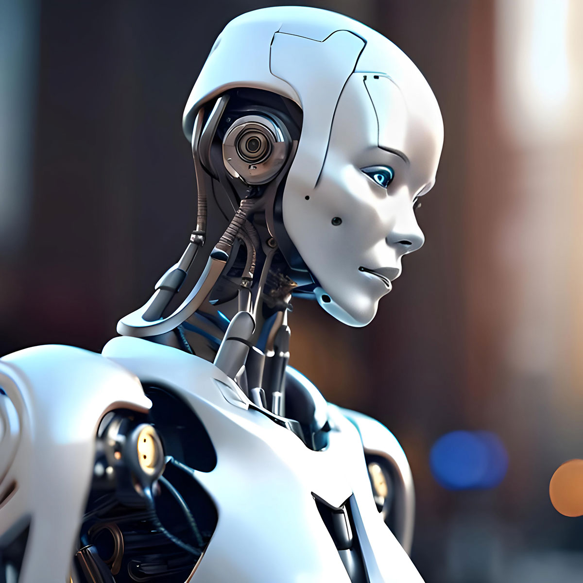 Humanoid robot rendition image