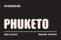 Phuketo Sans Rounded Display Font