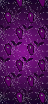 Gothic iPhone 13 Wallpaper - Violet Version