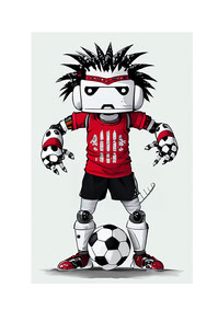 CyberPunk-Footballer-Red-Black