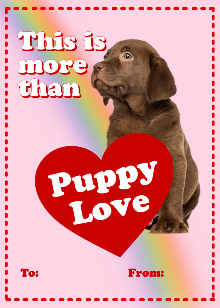Puppy Puppy Love This is more than From: To: