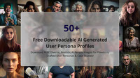 Free Downloadable AI Generated User Persona Profiles