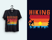 Hiking T shirt Design