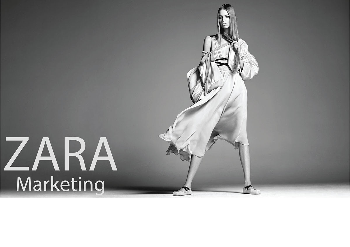 zara ad for college project rendition image