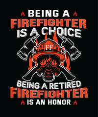 Firefighter t-Shirt Design