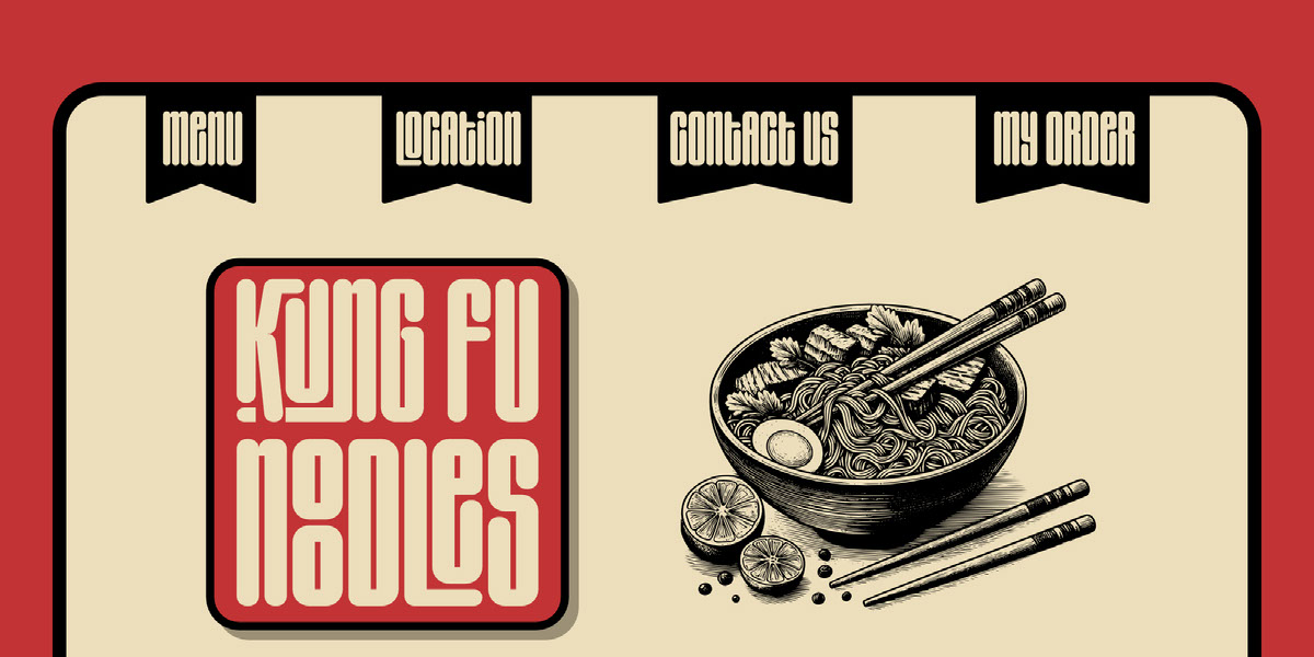 Mahoowa Typeface rendition image