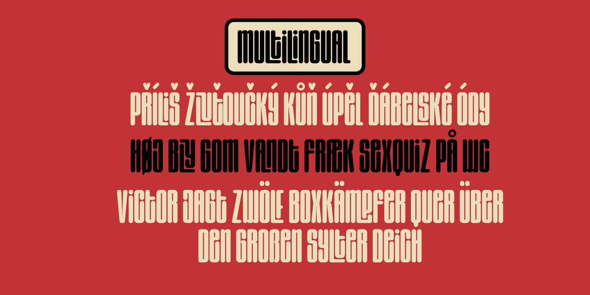Mahoowa Typeface rendition image