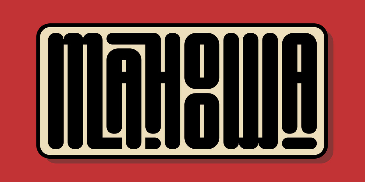 Mahoowa Typeface rendition image