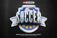 Super Soccer 3D Text Effect