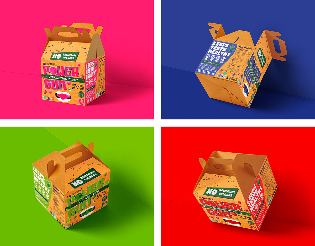 Candy Brand Identity rendition image