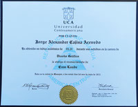 Self-Service - Calificaciones todas las asignaturas - Licenciado Jorge Alexander Cajina Acevedo