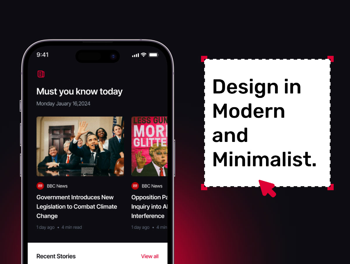 Mobile News App UI Kit on Behance :: Behance