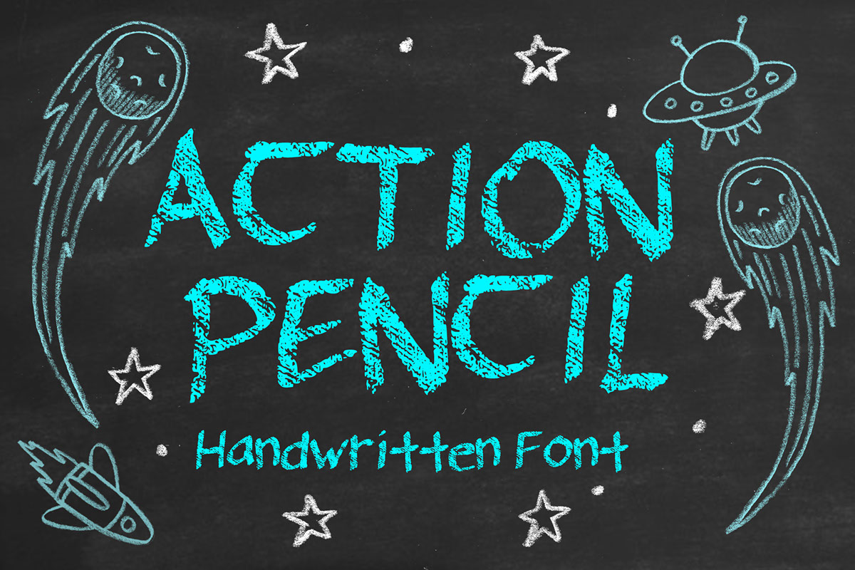 Action Pencil rendition image