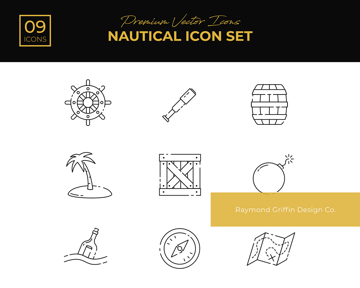 Nautical Icon Set 2 rendition image