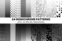 24-monochrome-patterns