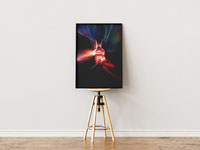 Black Abstract Art Poster 6 image
