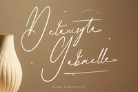 Delanisyta Gabrielle - Modern Signature Font