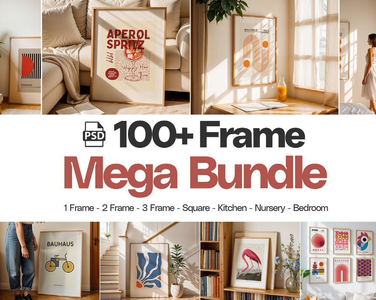 100 Frames Mockup PSD Bundle Set on Behance :: Behance