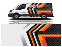 Van car wrapping decal