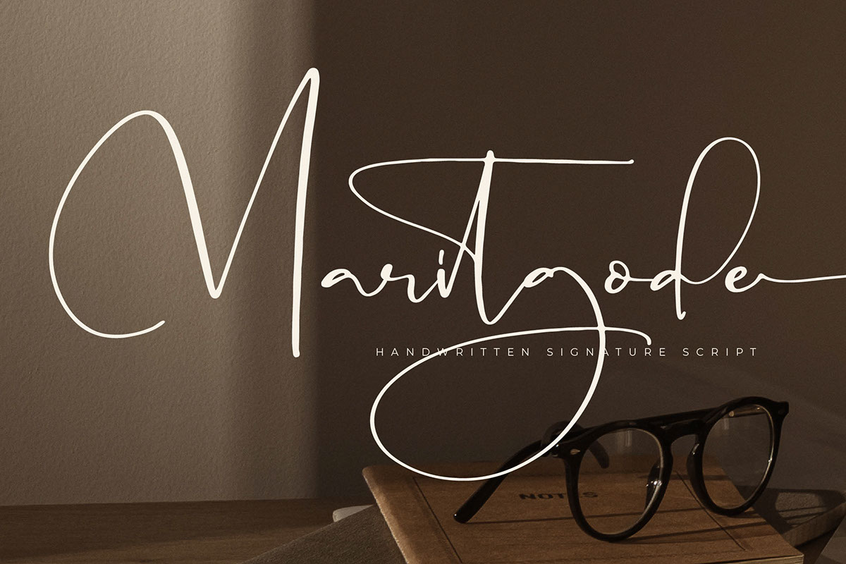 Maritgode - Handwritten Signature Script rendition image