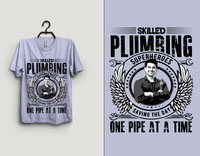 Plumber Tshirt Design