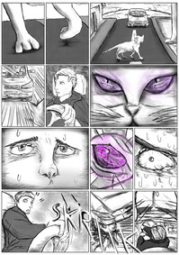 The cat with purple eyes Pag 1 Version 2