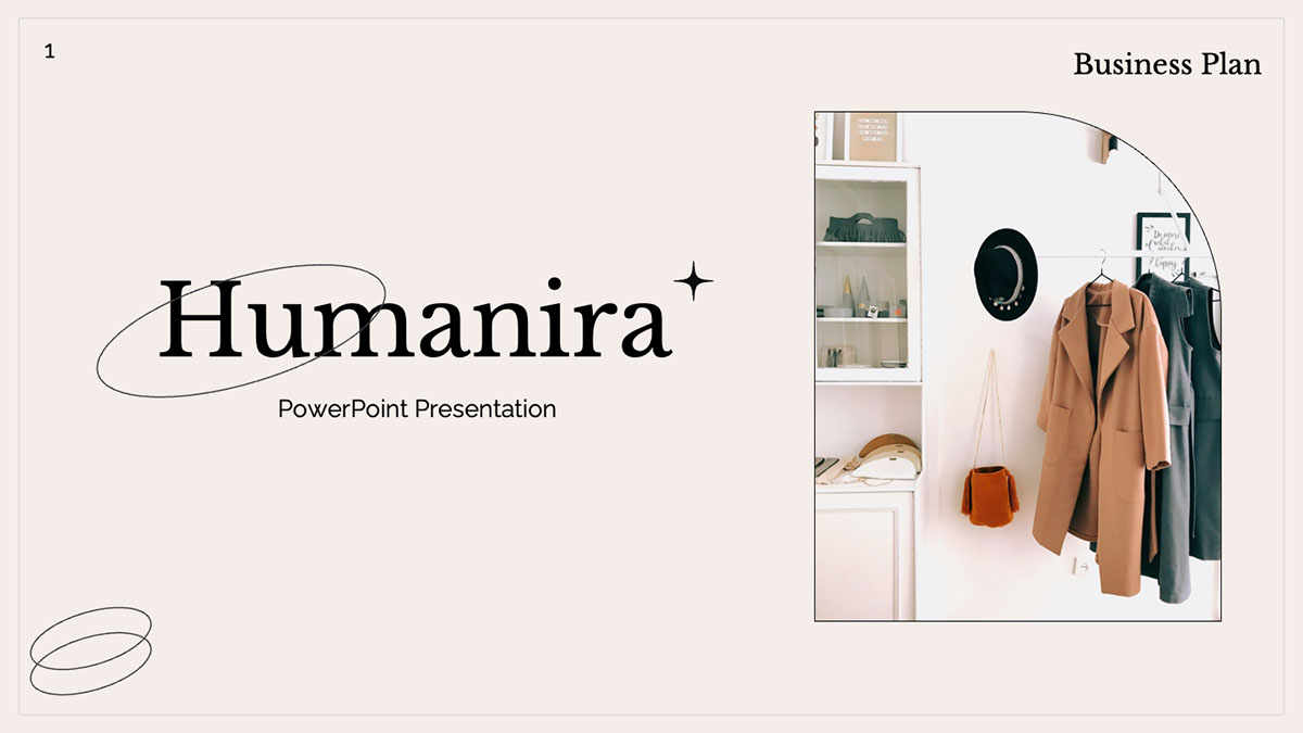 Humanira - Business Plan Presentation Template rendition image