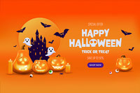 Halloween Banner Design