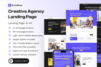 Creative Agency Landing Page UI Design