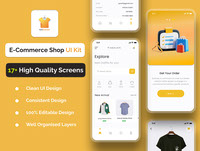 E-Commerce Shop Mobile App UI Kit - Figma UI Kit - GetDresser