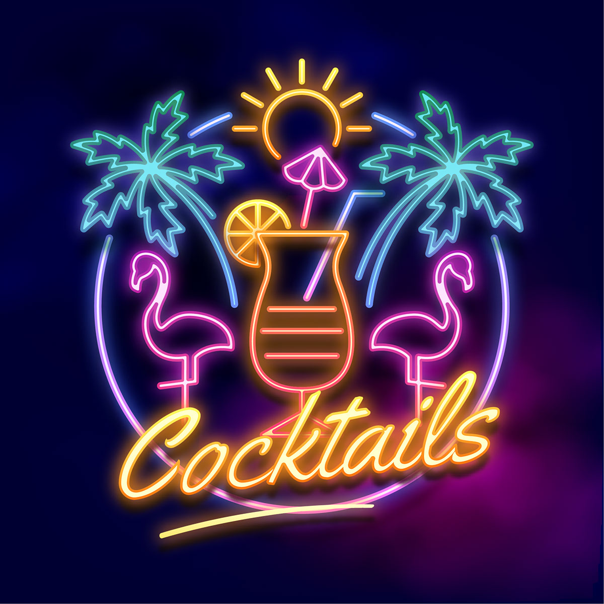 Cocktails rendition image