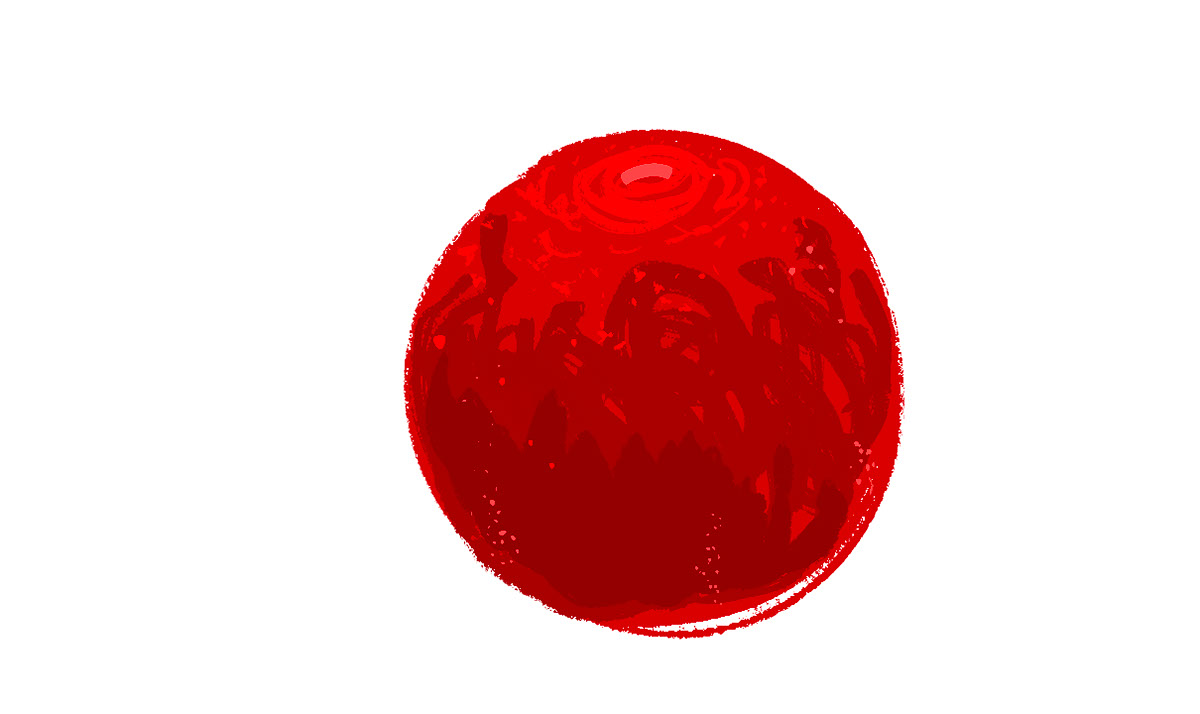 Red dot rendition image