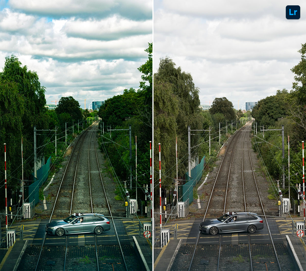 Car on Rails | Remix | Photoshop Lightroom
