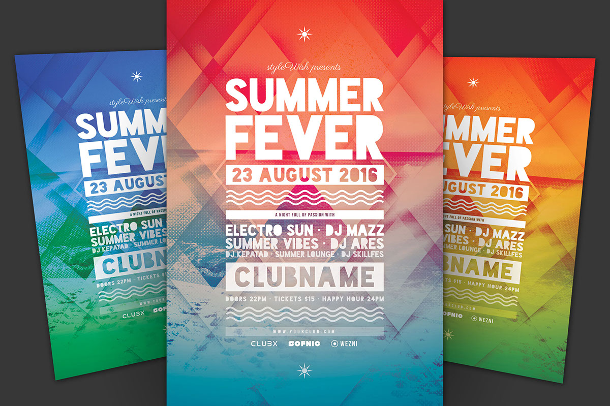 Summer Fever Flyer rendition image
