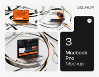 Liqunium - Macbook Mockup Bundle