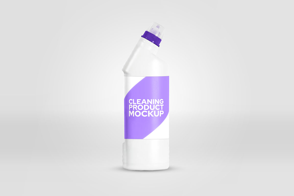 Cleaning Product Mockup rendition image