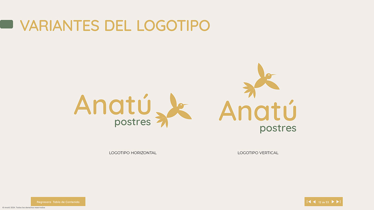 Anatu postres manual de marca on Behance :: Behance