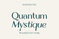 Quantum Mystique Elegant Sans
